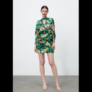 Zara Floral Print Dress